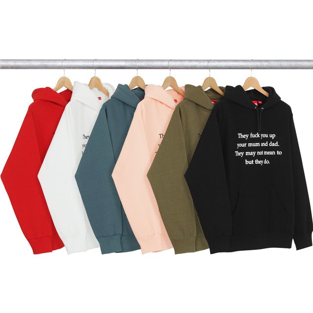 supreme They Fuck You Up Hooded Sweat - パーカー